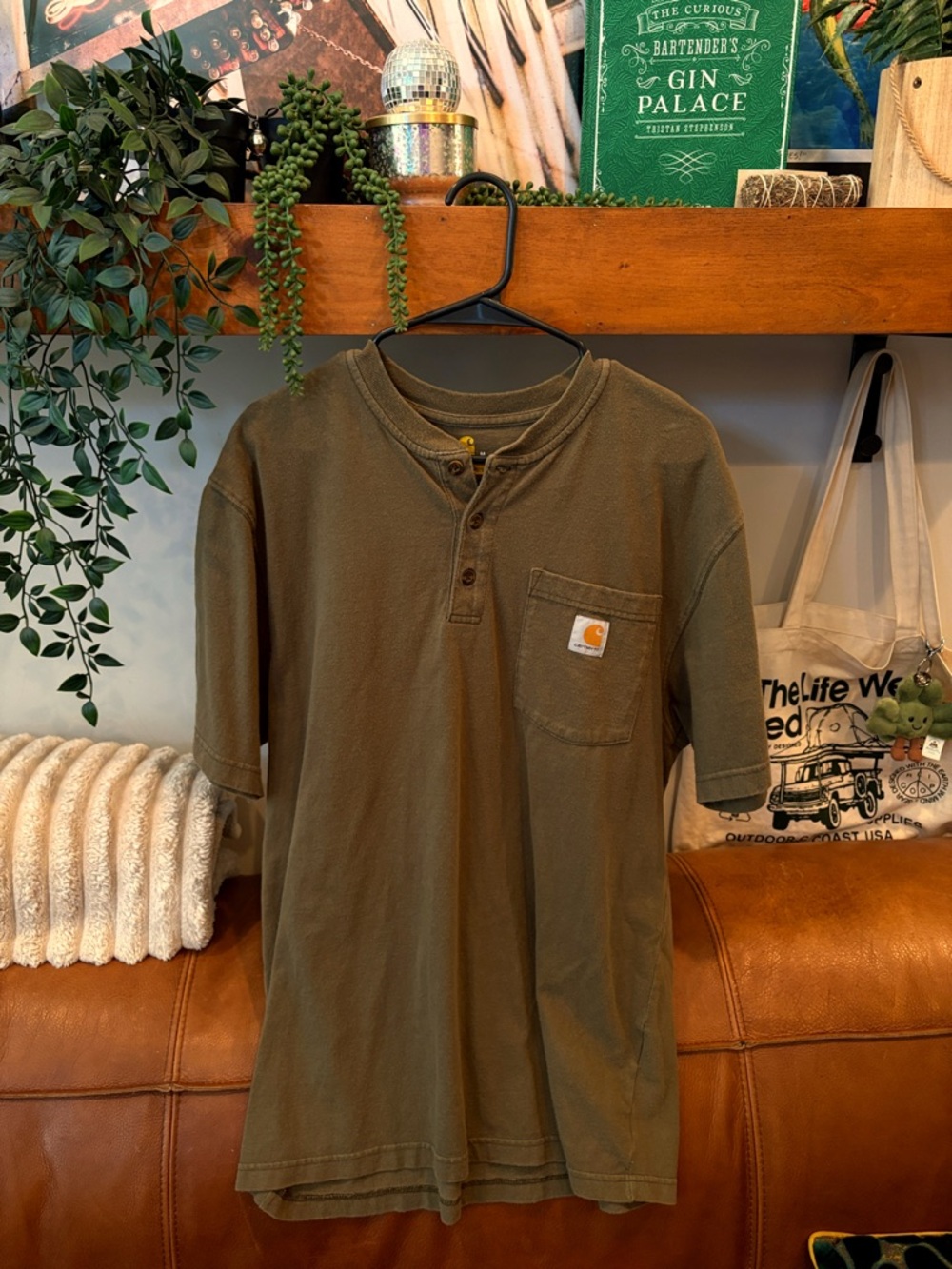 Carhartt - Men’s K84 Henley Pocket T-Shirt (Size M)